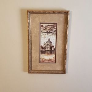 Grand Canal Picture.  15 1/2" x 9 1/2"